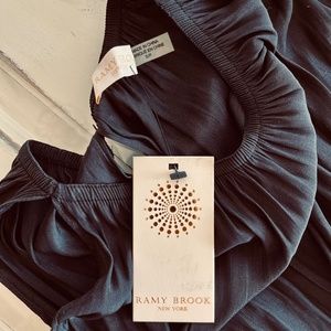 Ramy Brook Lauren Cold~Shoulder Blouson Dress